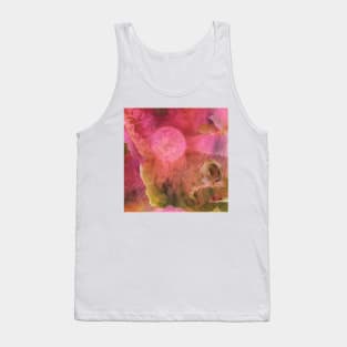 Pink Pulsar and Nebula Solar Print Space Collage Tank Top